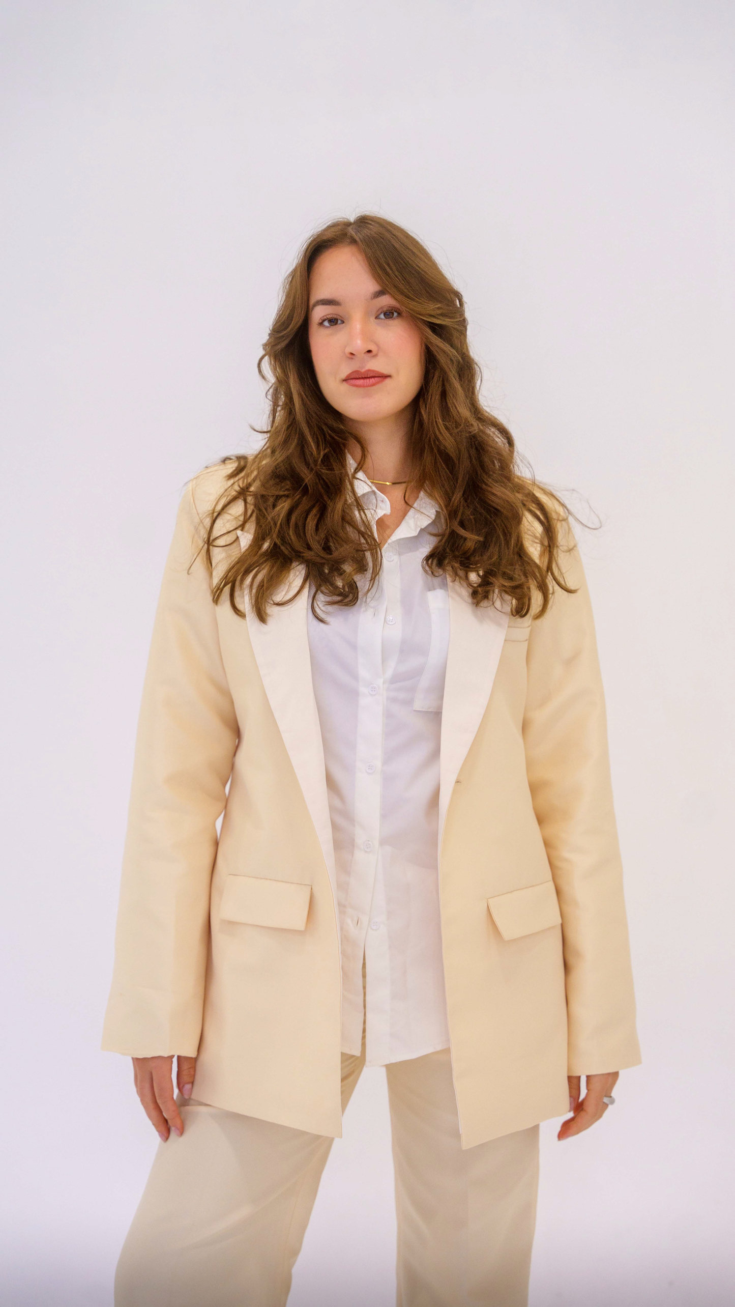 Blazer oversize Kabeerah offwhite