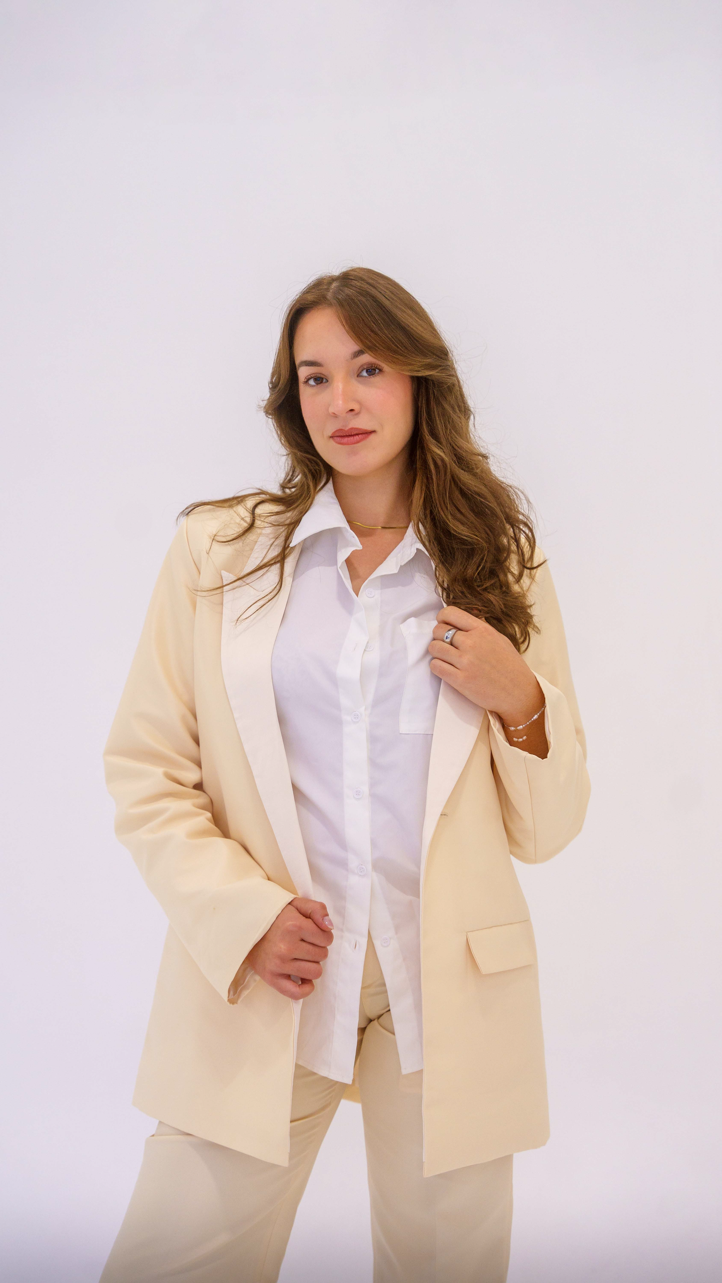 Blazer oversize Kabeerah offwhite