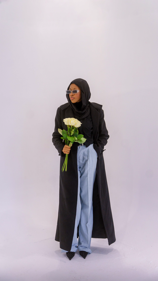 Pantalon en lin Wielki bleue
